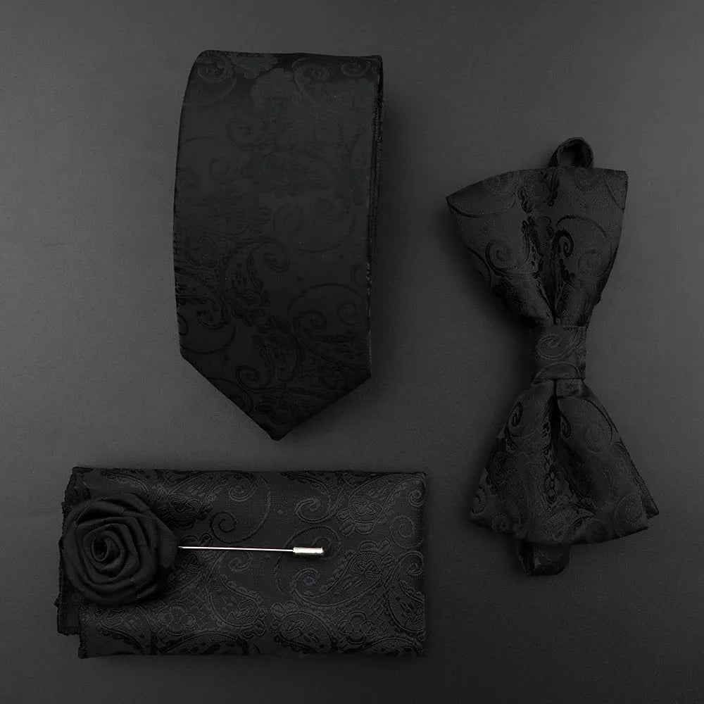 Luxury Silk Tie & Bowtie Set