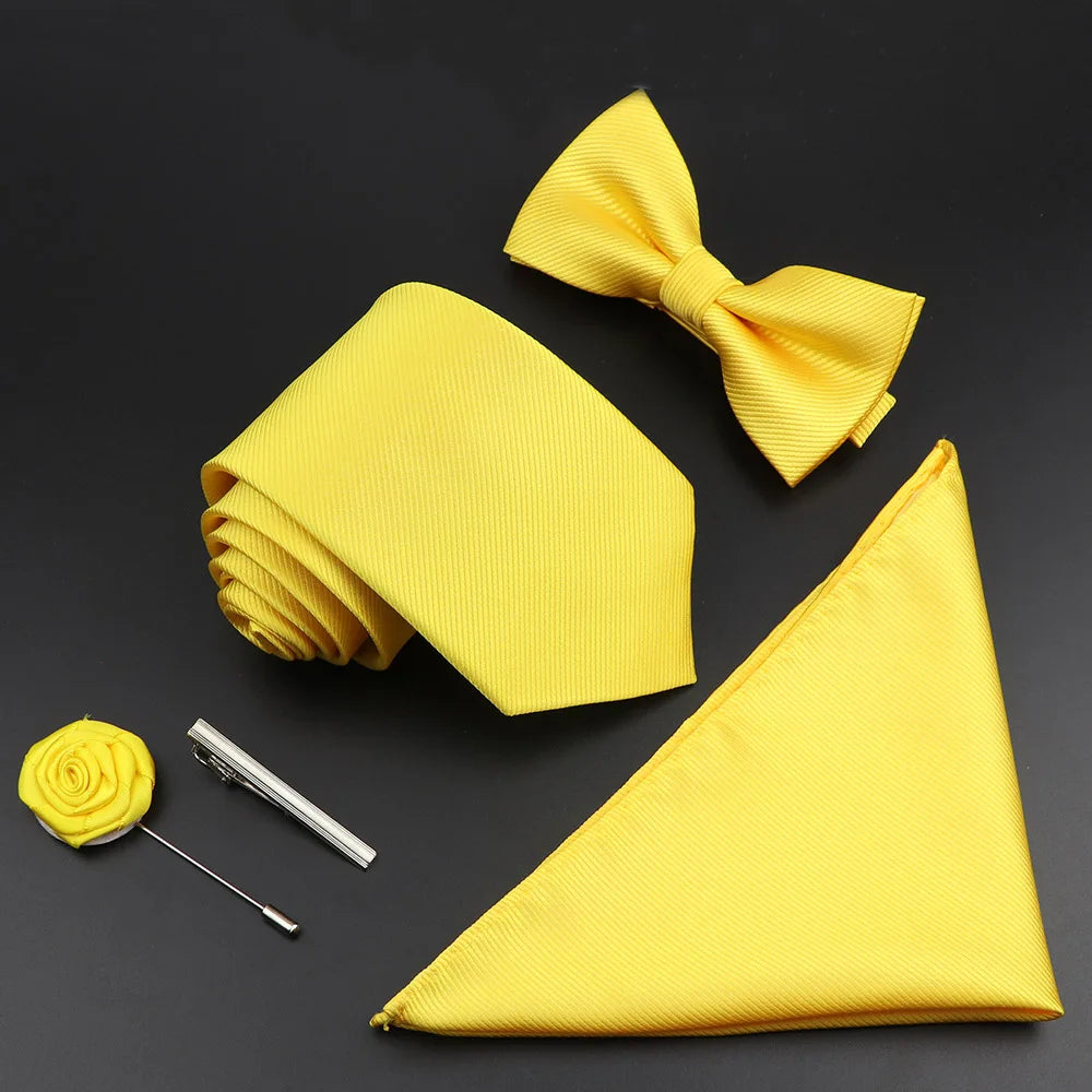 Luxury Silk Tie & Bowtie Set