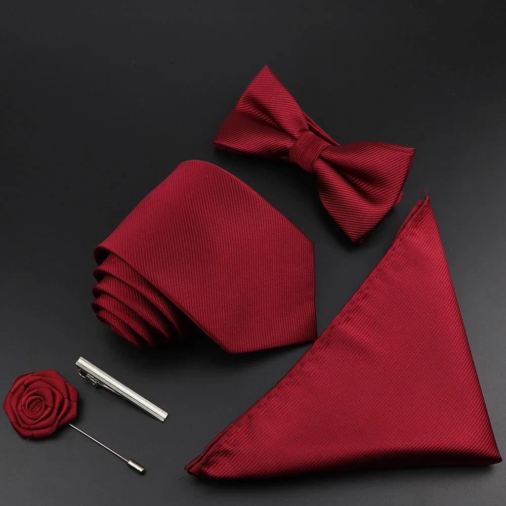 Luxury Silk Tie & Bowtie Set
