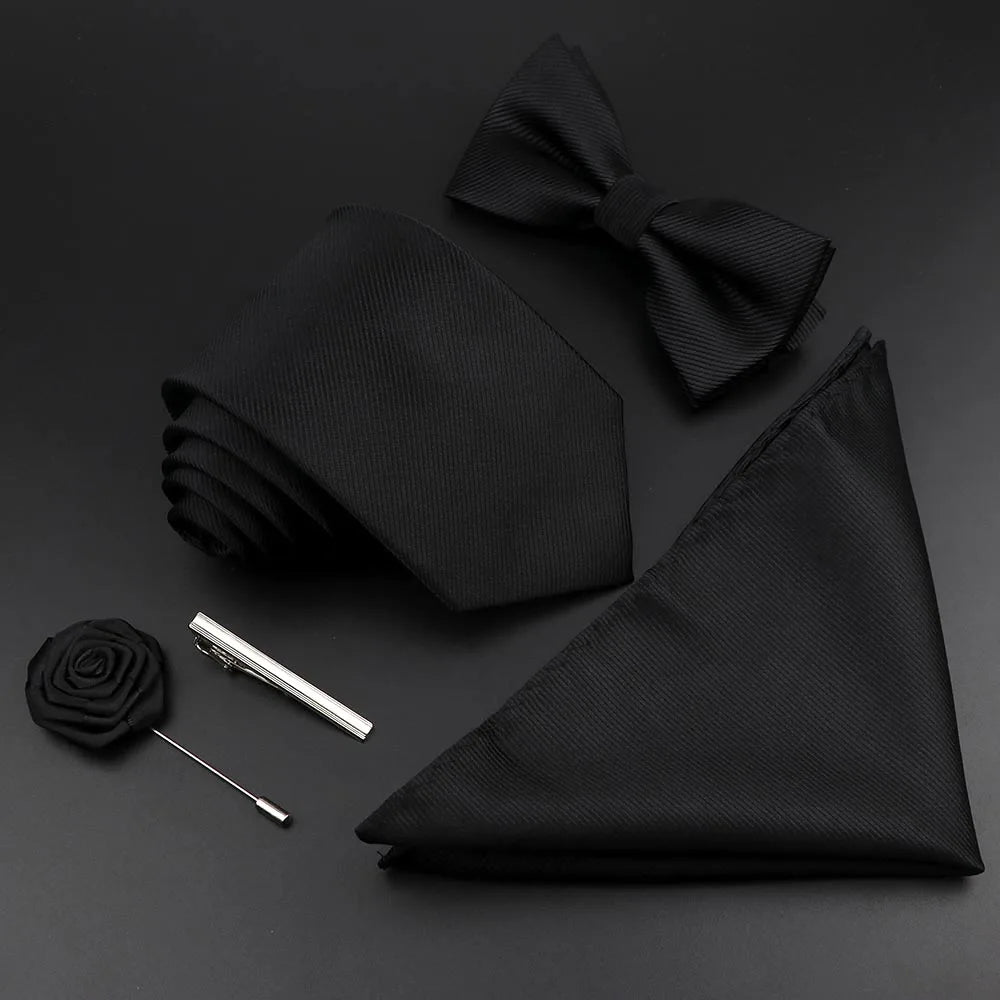 Luxury Silk Tie & Bowtie Set