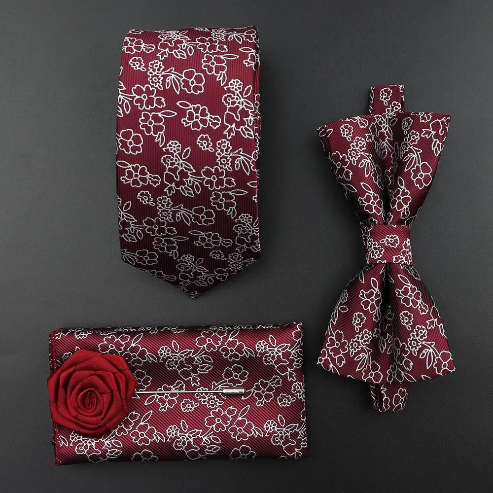 Luxury Silk Tie & Bowtie Set