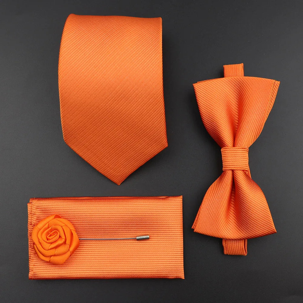 Luxury Silk Tie & Bowtie Set