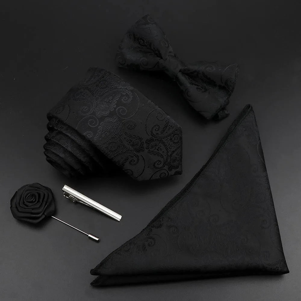 Luxury Silk Tie & Bowtie Set