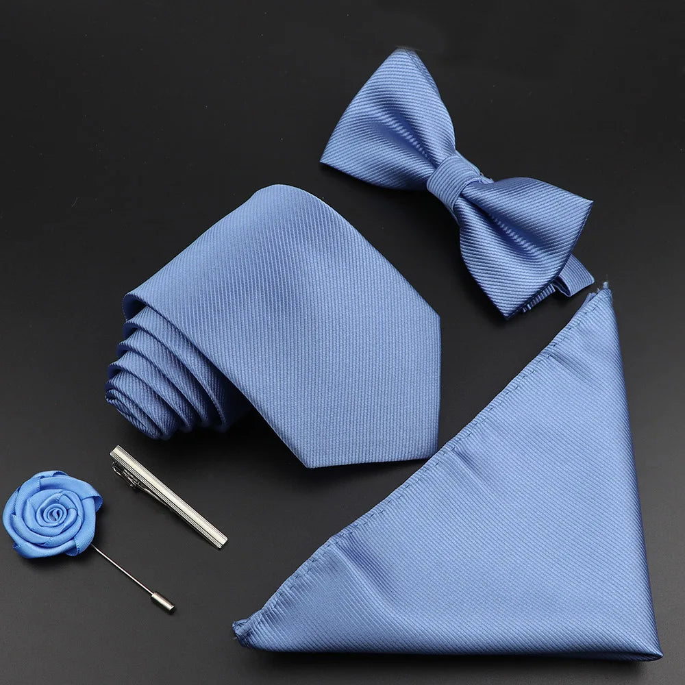 Luxury Silk Tie & Bowtie Set