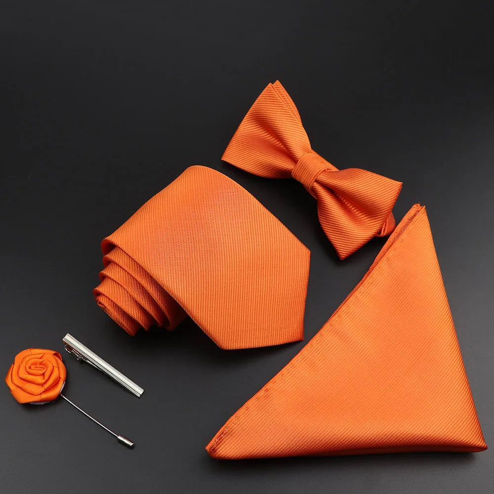 Luxury Silk Tie & Bowtie Set