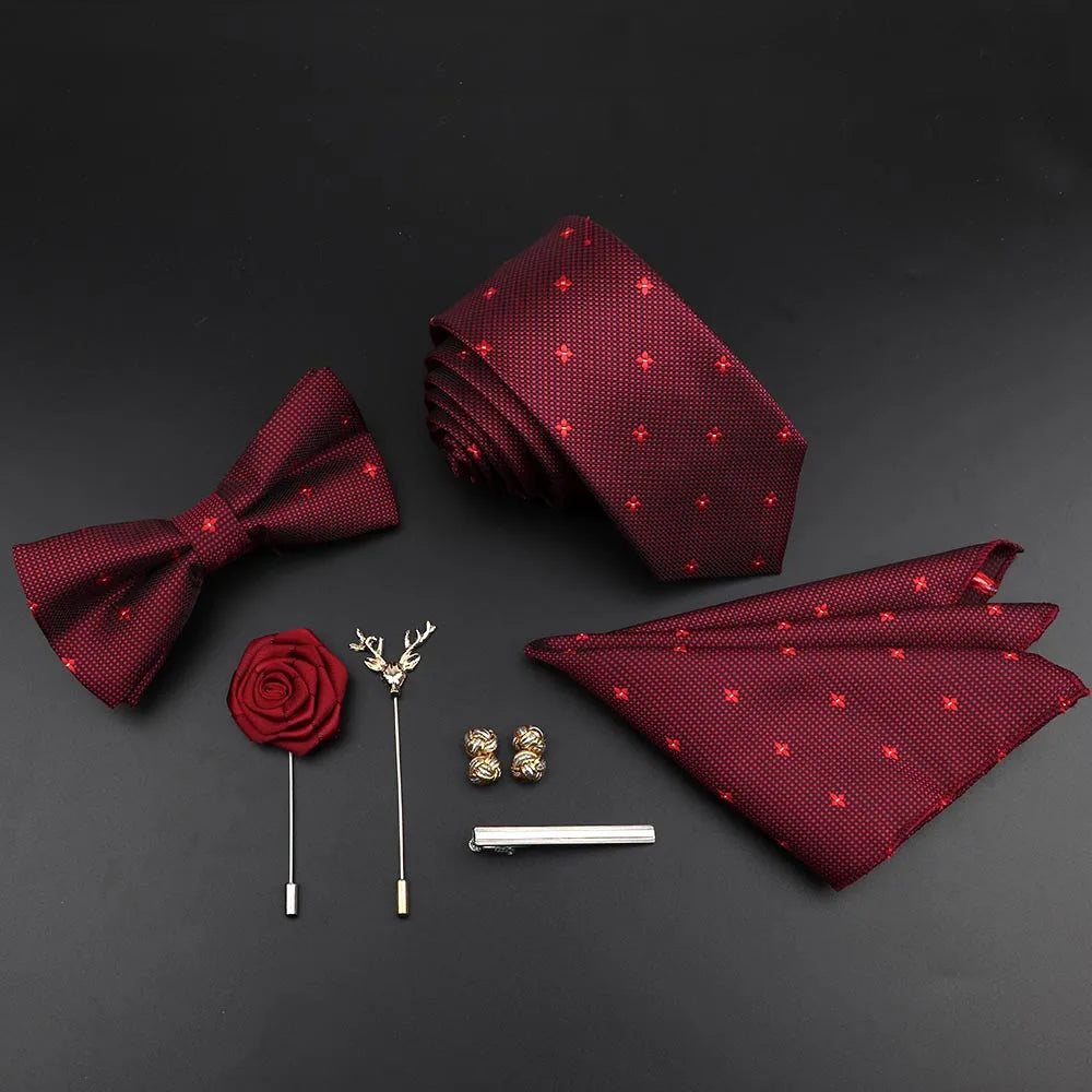 Luxury Silk Tie & Bowtie Set