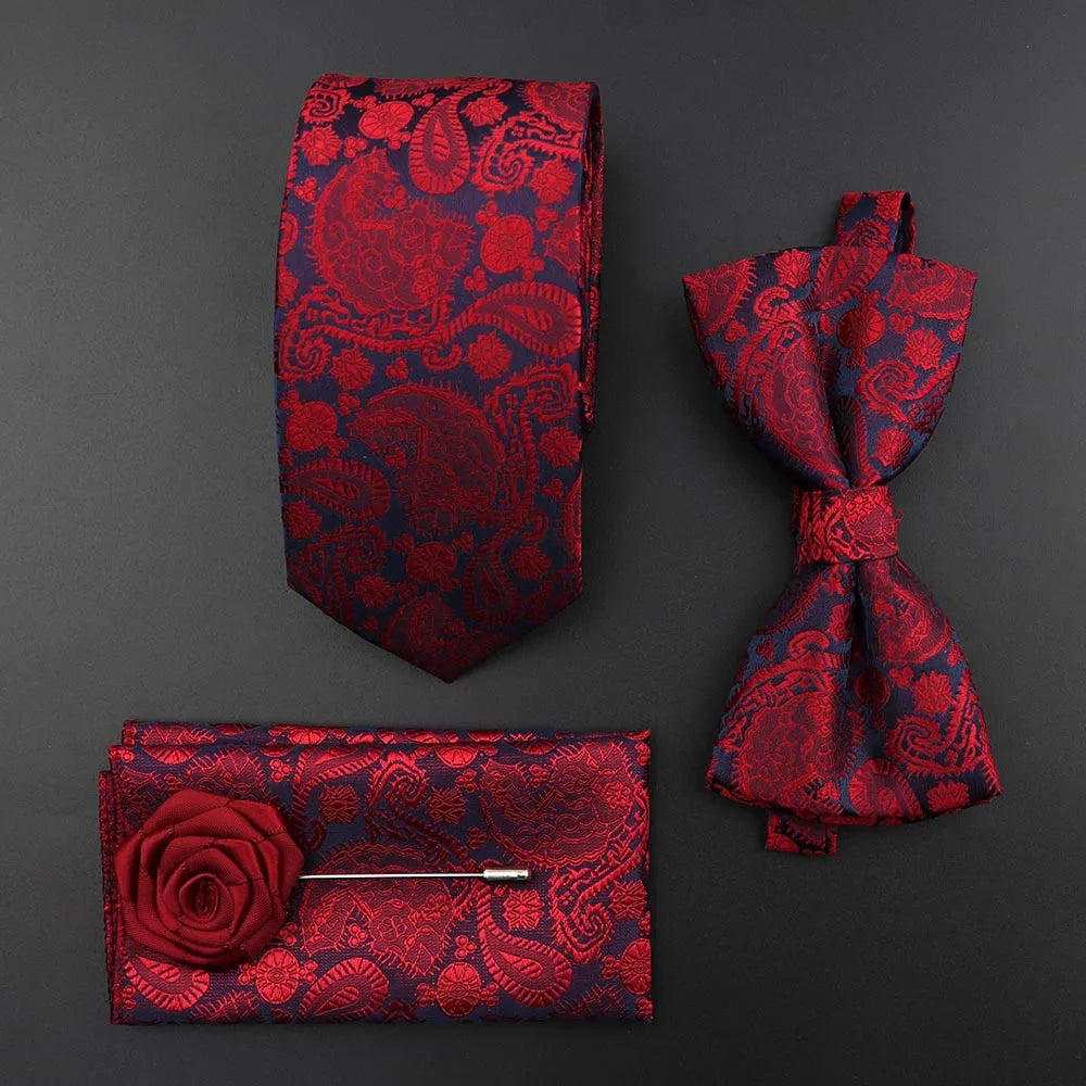 Luxury Silk Tie & Bowtie Set