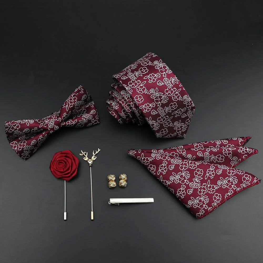 Luxury Silk Tie & Bowtie Set