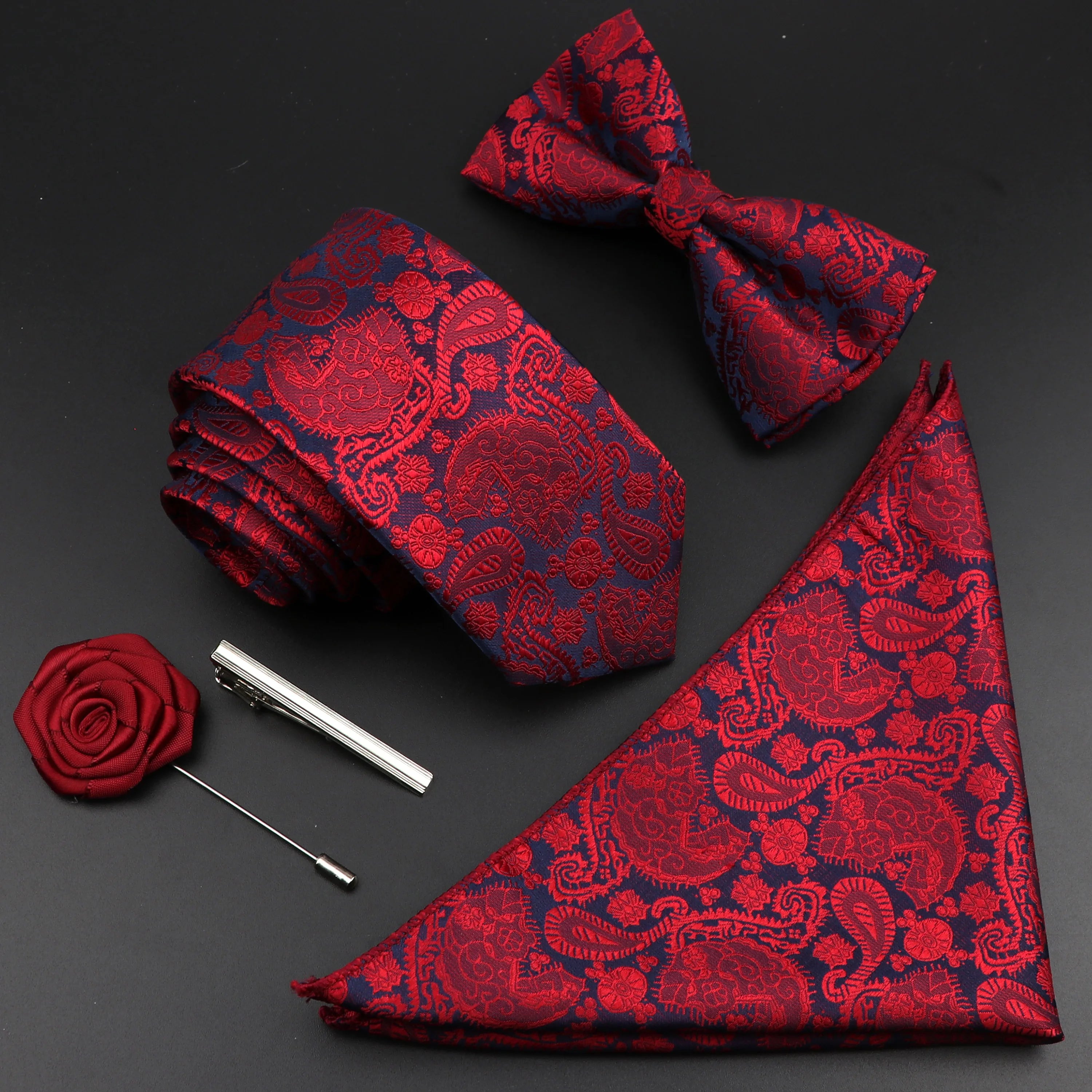 Luxury Silk Tie & Bowtie Set