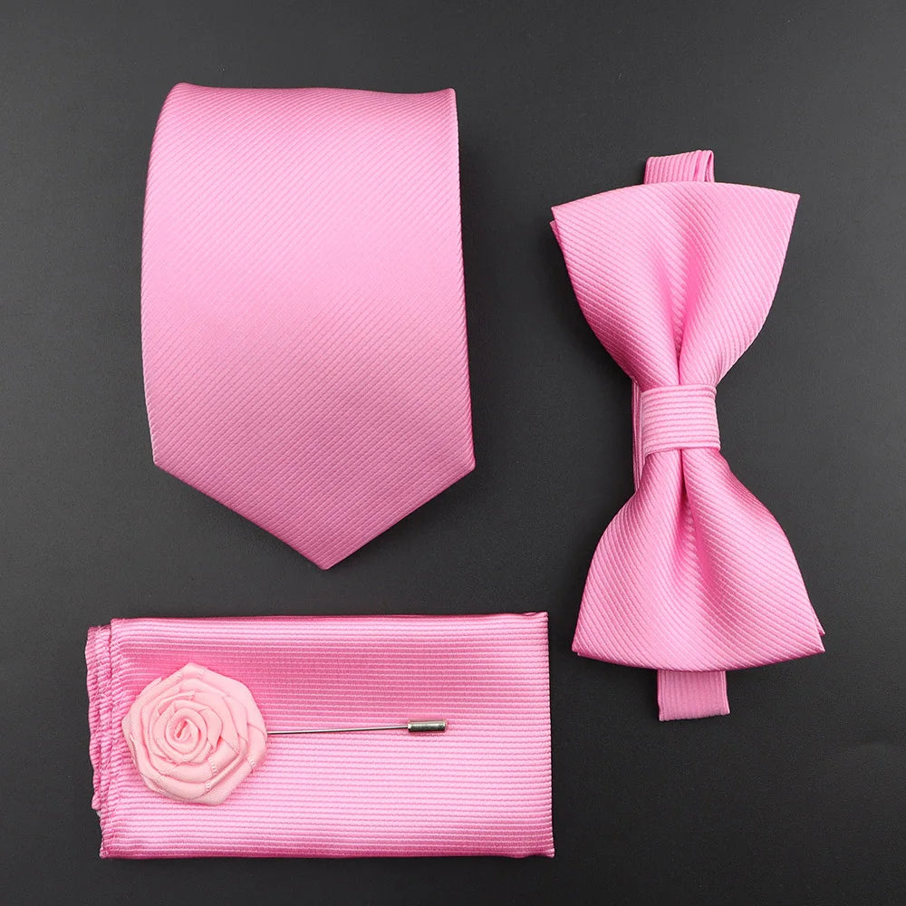 Luxury Silk Tie & Bowtie Set