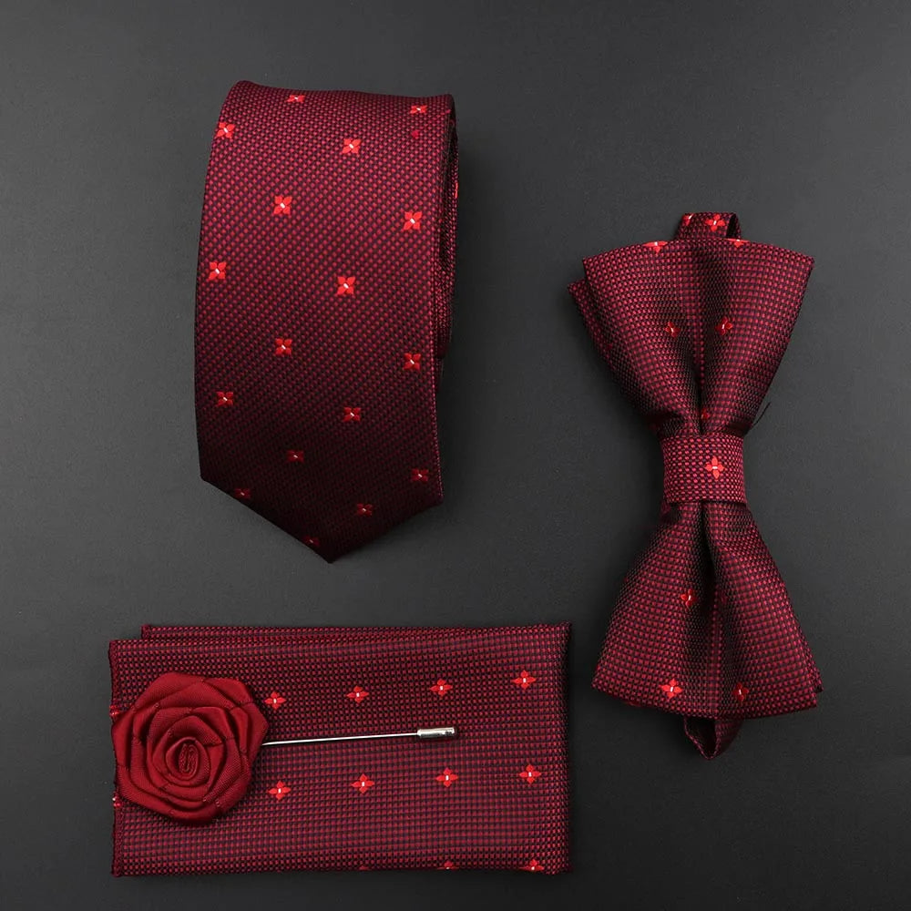 Luxury Silk Tie & Bowtie Set