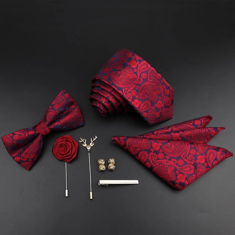 Luxury Silk Tie & Bowtie Set
