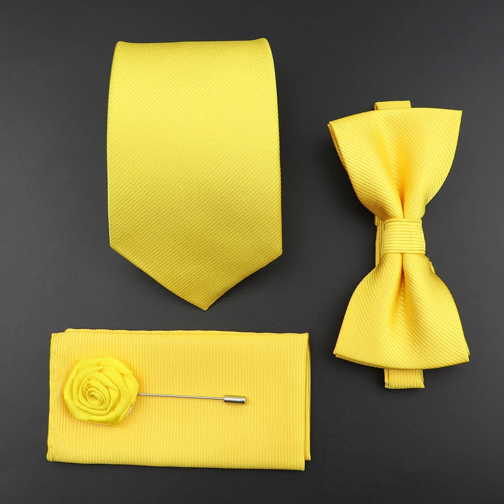Luxury Silk Tie & Bowtie Set