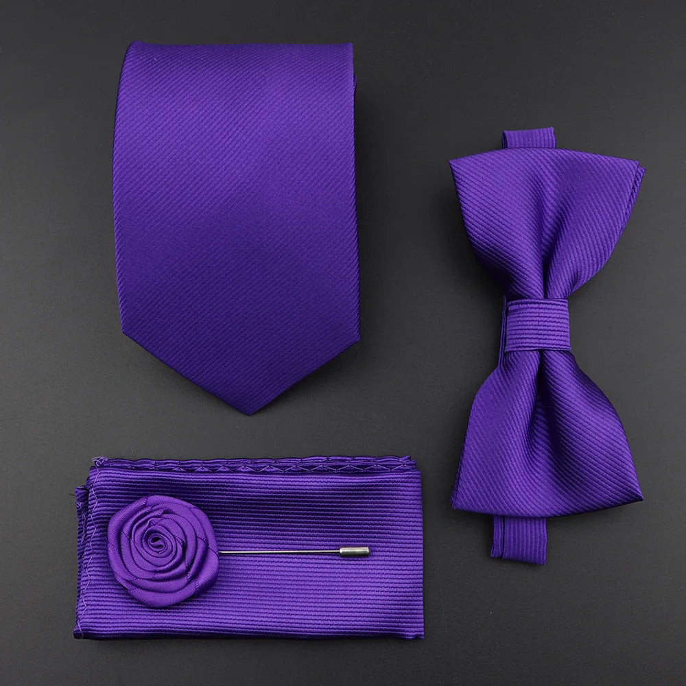 Luxury Silk Tie & Bowtie Set