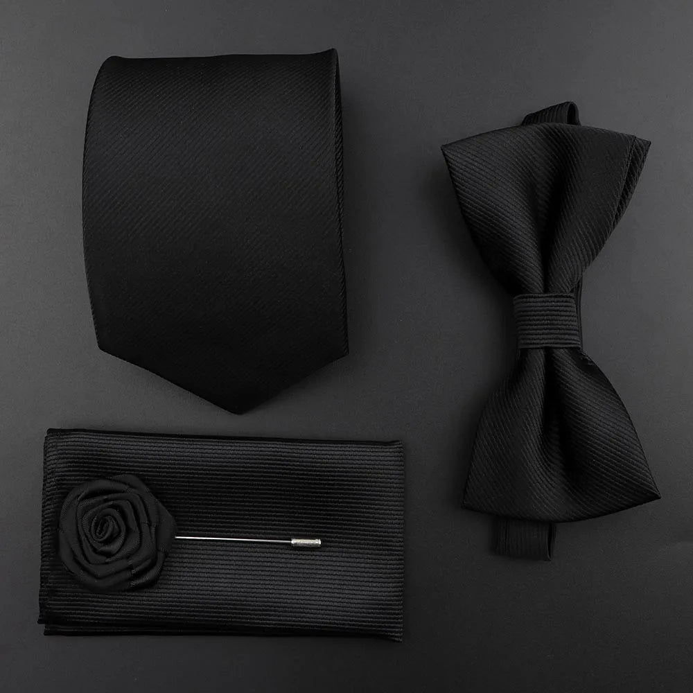 Luxury Silk Tie & Bowtie Set