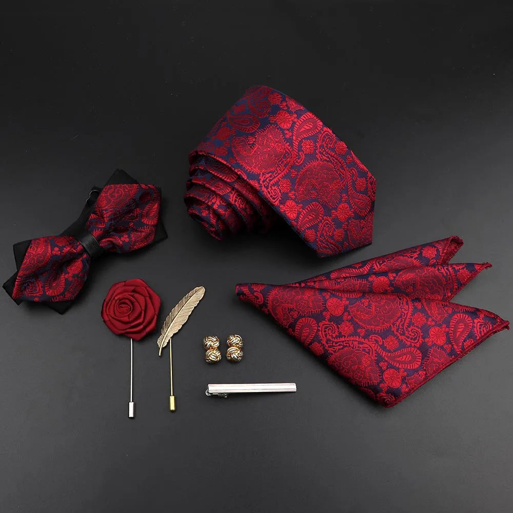 Luxury Silk Tie & Bowtie Set