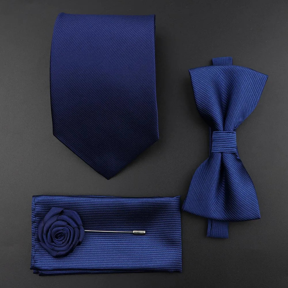 Luxury Silk Tie & Bowtie Set