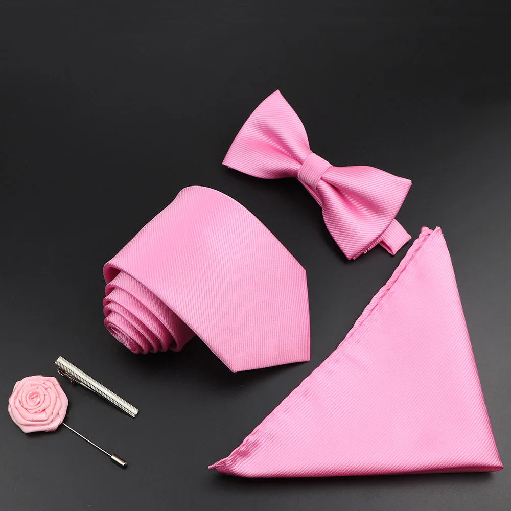 Luxury Silk Tie & Bowtie Set