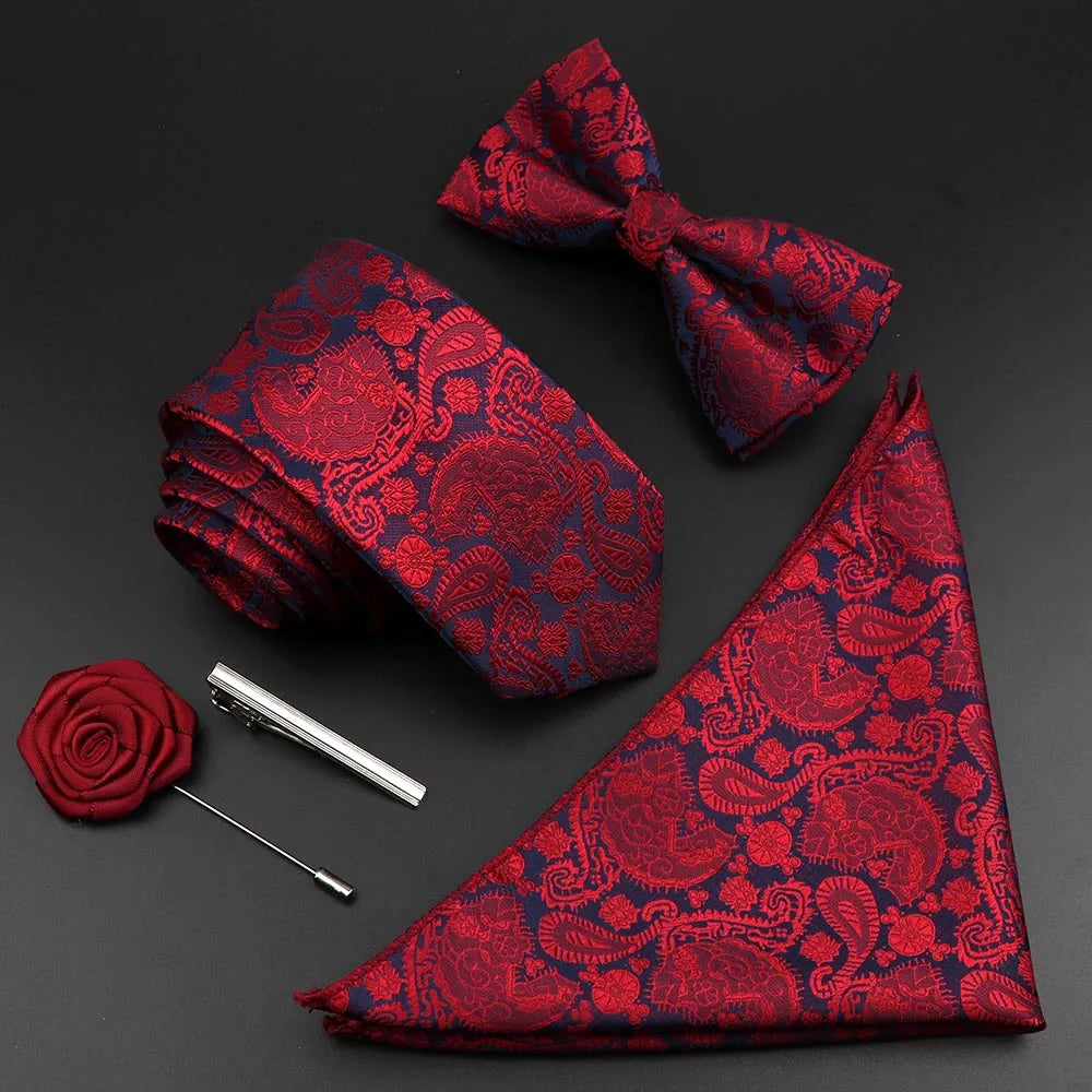 Luxury Silk Tie & Bowtie Set