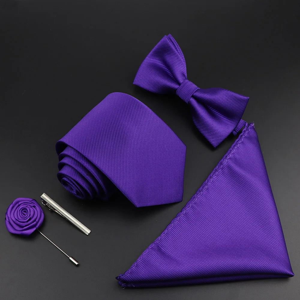 Luxury Silk Tie & Bowtie Set