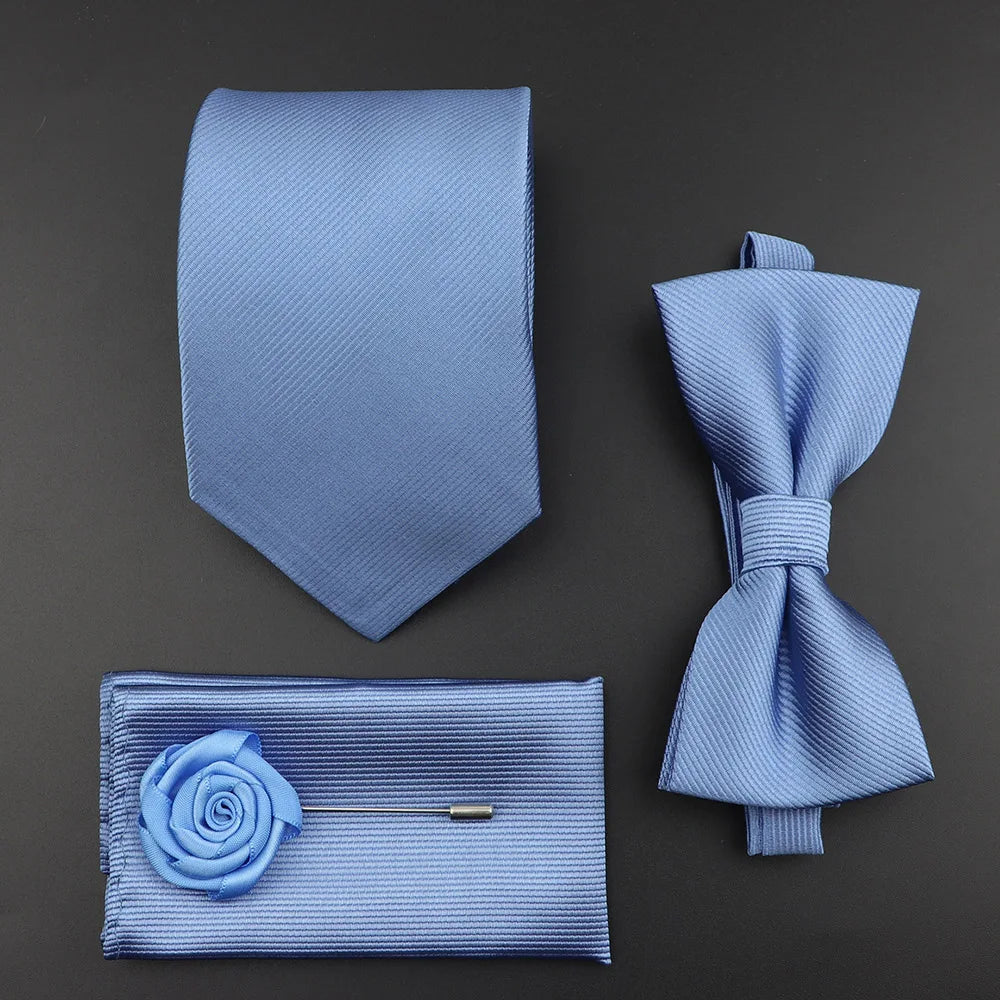 Luxury Silk Tie & Bowtie Set
