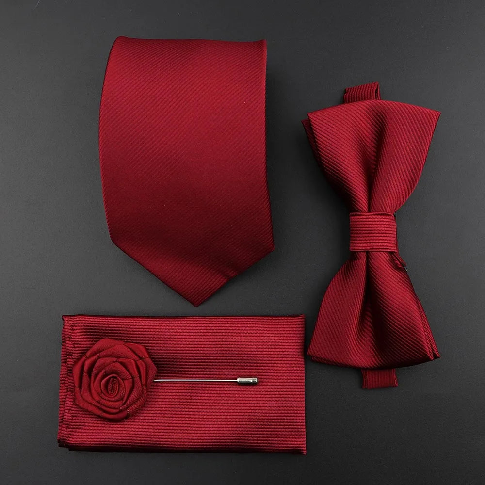 Luxury Silk Tie & Bowtie Set