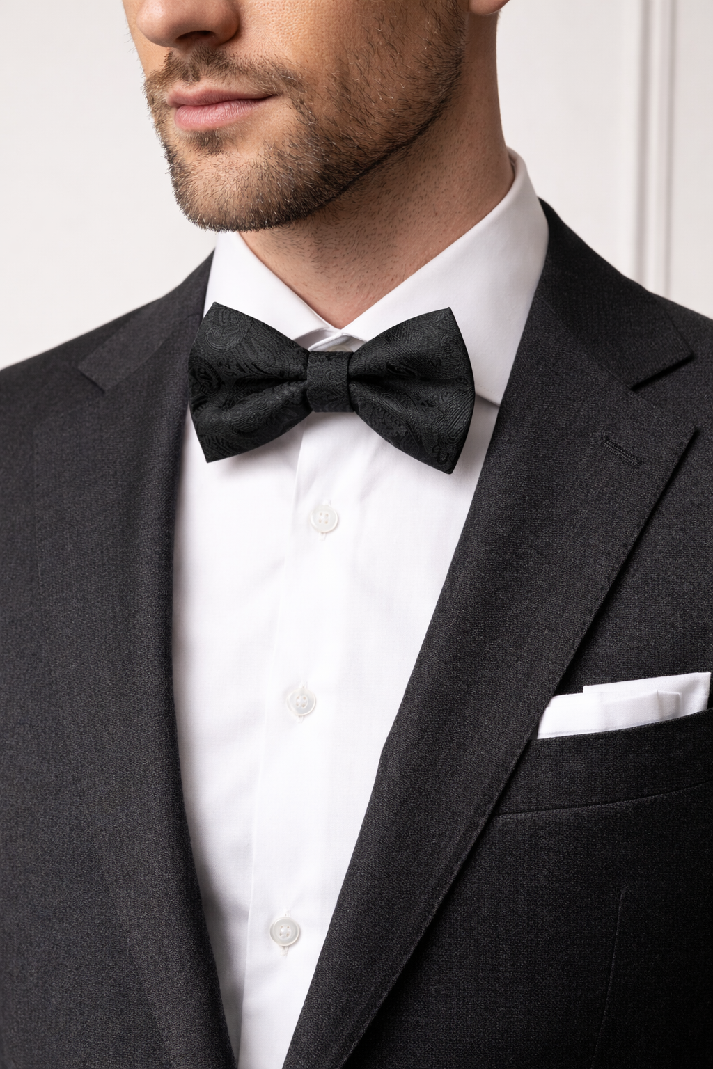Men’s Classic Black Bow Tie