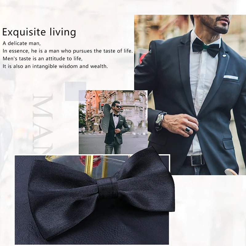 Men’s Classic Black Bow Tie