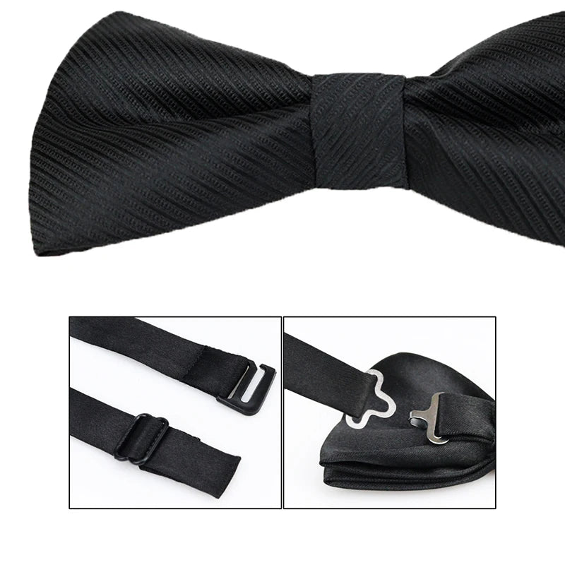 Men’s Classic Black Bow Tie